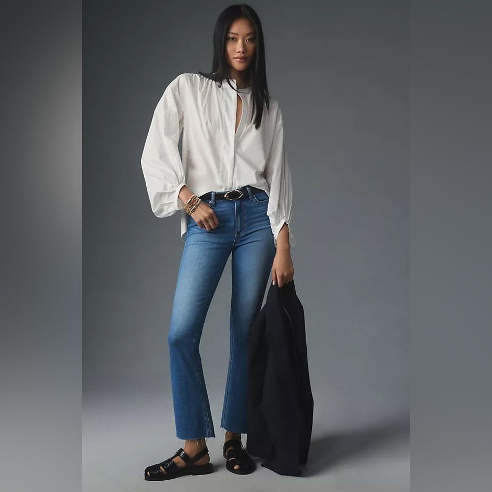 Paige Colette Crop Flare Jeans